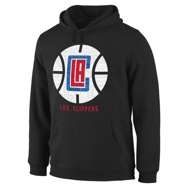  Men Los Angeles Clippers Noches Enebea Pullover Hoodie Black